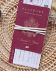 US Passport Wedding Invitation Template
