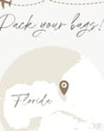 Boarding Pass Save the Date Video Template – Neutral Palette
