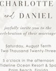 Boarding Pass Wedding Invite Template – Neutral Tones