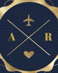 Passport Style Animated Thank You Card Template - Navy