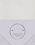 Purple Boarding Pass Save the Date Video Template