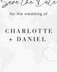 Sage Green Boarding Pass Save the Date Video Template