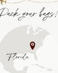 Red Boarding Pass Save the Date Video Template
