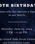The Man the Myth the Legend Birthday Invitations Men
