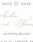 AURORA Rose Gold Save the Date Video Template