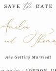 ANTEA Animated Save the Date Video Template - Blush & Navy