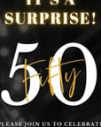 SPARKLE Video Birthday Invitation Silver