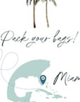 ISLA Boarding Pass Wedding Invitation Video Template
