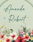 Tropical Passport Wedding Invitation Video Template