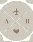Passport Wedding Invitation Video Template - Taupe