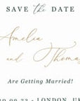 ANTEA Save the Date Video Template - Blush & Emerald