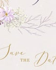 IRIS Purple Save the Date Video Template