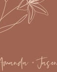 GIGLIOLA Save the Date Video Template - Terracotta