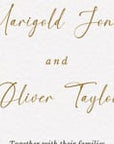 MARIGOLD Fall Boho Wedding Invitation Video Template