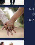 LAURA Save the Date Video Template - Blue Navy