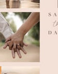 LAURA Save the Date Video Template - Blush Pink