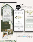 Rustic Online Digital Wedding Invitation