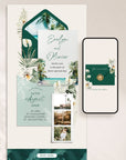 ISLA Tropical Online Digital Wedding Invitation with RSVP