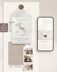 SOFIA Travel-Theme Online Digital Save the Date