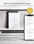 Wedding Website with Online RSVP – Premium Upgrade for Digital Invites