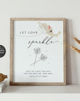 Sofia | Sparkler Send Off Sign Template