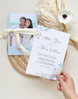 HILA | Coastal Wedding Invitation Photo Template
