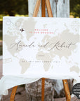 Sofia | Travel Themed Wedding Welcome Sign Template