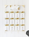Marisol | Sunflowers Wedding Seating Cards Template