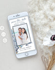 Marina | Beach Wedding Save the Date Evite With Photo