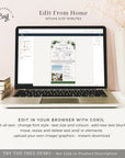 PALMA Tropical Wedding Passport Save the Date Digital