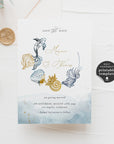 Marina | Beach Wedding Save the Date Template