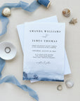 ALYSSA | Sea Wedding Invitation with Rsvp Template