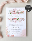 Fiorella | Romantic Wedding Invitation Template