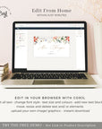 Natalia | Printable Christmas Wedding Table Place Cards
