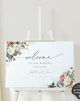 Natalia | Christmas Wedding Reception Signs Template