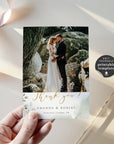 Flora | Wedding Thank You Card Template