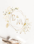 Dora | Wedding Monogram Logo Template