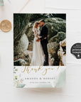 Flora | Wedding Thank You Card Template