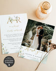 Flora | Wedding Thank You Card Template