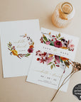 Ambra | Fall Wedding Save the Date Card Template