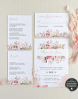 Fiorella | Romantic Wedding Invitation Set Template
