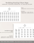 Giulia | Printable Wedding Seating chart Template