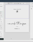 Giulia | Printable Wedding Place Cards