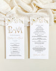 Dora | Elegant Wedding Ceremony Program Template