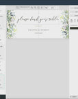 Flora | Rustic Wedding Seating Cards Template