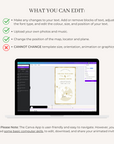 Passport Wedding Invitation Video Template - White & Gold