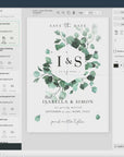 Luisa | Eucalyptus Save the Date Card Template