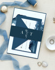 GRETA | Destination Beach Wedding Invitation with Rsvp Template