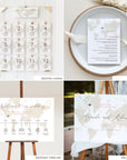 Sofia | Travel Theme Printable Wedding Stationery Bundle Templates