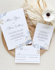 HILA | Ocean Wedding Invitation Set Template